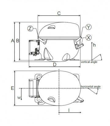 Compresor frigorific propan KLF7.7CND